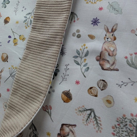 Bunny Acorn Cream Tote