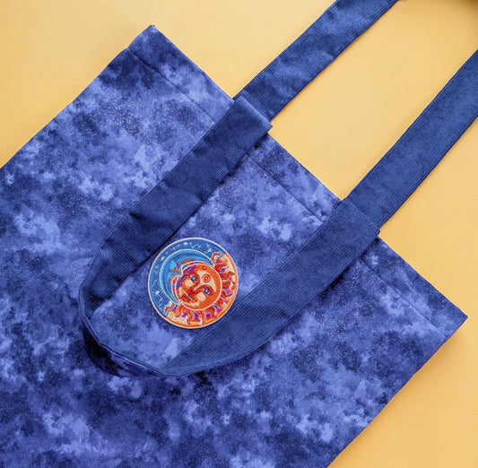 Dusk Til Dawn Navy Tote